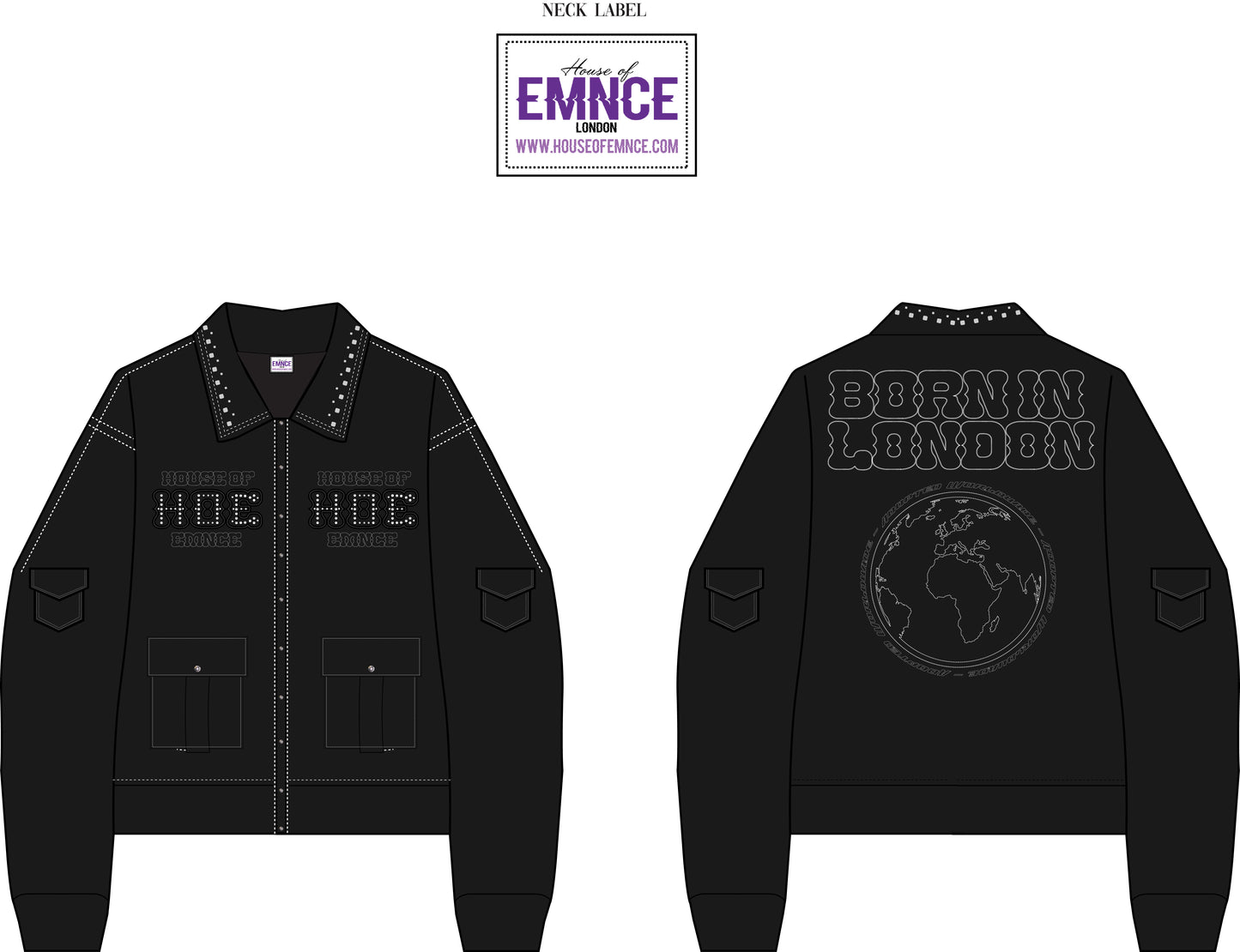 Leather HOE Boxy Jacket