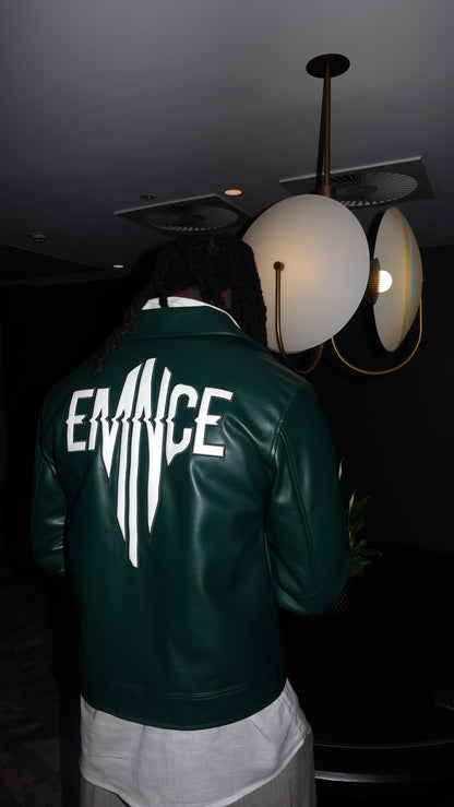 House Of Emnce PU Leather Boxy Jacket
