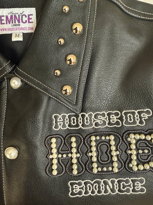 Leather HOE Boxy Jacket